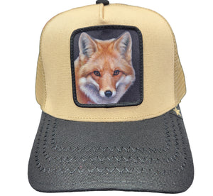 Fox Black Tan Trucker Hat