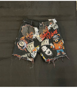 Banks Men's Black Teddy Bandit Tapestry Shorts