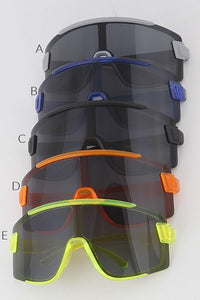 Zander Futuristic Shield UV Sunglasses