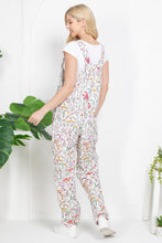 Floral Print Overalls