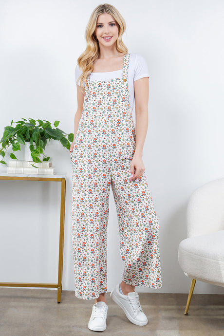 Retro Mushroom Acorn Overalls