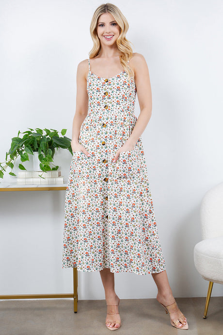 Fungi Floral Maxi Dress