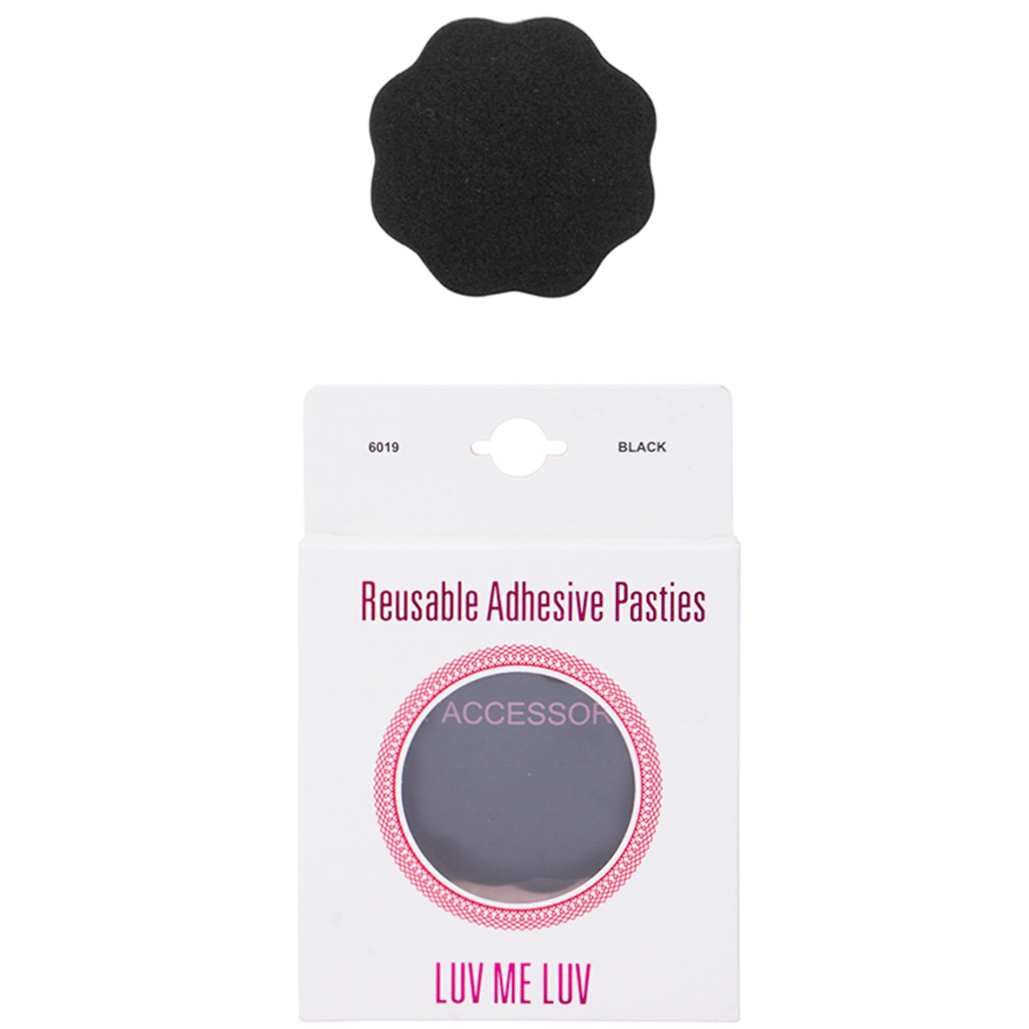 Luv Me Luv Black Disposable Pasties Nipple Covers