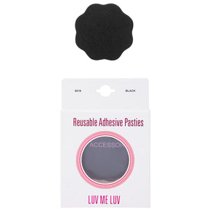 Luv Me Luv Black Disposable Pasties Nipple Covers