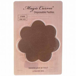 Magic Dark Nude Curve Disposable Pasties Nipple Sticker