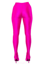 Fuchsia Hot Pink Stretch Pant Boots