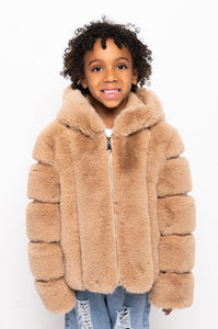 Teddy Bear Light Brown Coat For Kids