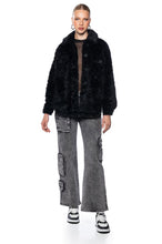 Chris Black Shaggy Faux Fur Shacket