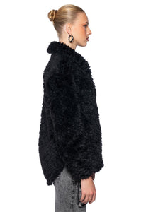 Chris Black Shaggy Faux Fur Shacket