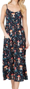 Dreamy Garden Atmosphere Design Maxi Dress
