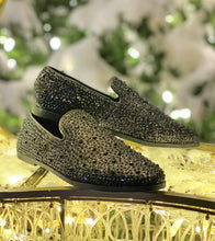 Diamond Black Rhinestone Loafers