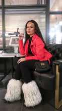 B10 Artic White Faux Fur Shoe Covers