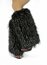 C4 Black Ice Long Faux Fur Shoe Cover