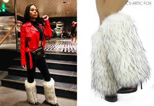 C5 Artic Long Faux Fur Shoe Covers