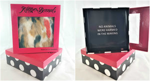 A3 Yellow Ankle Faux-Fur Shoe Covers