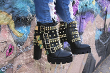 Kenya Black Platform Boots