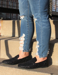 Diamond Black Loafers