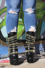 Lisa Black Platform Boots
