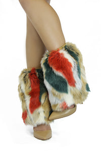 B7 Nude Hunter Faux Fur Shoe Cover