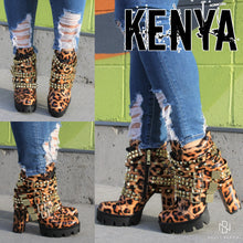 Kenya Leopard Printed Boots