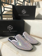 Ms. Bling Iridescent Rhinestone Slides